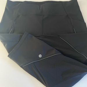Lululemon Fast and Free Cropped 19” leggings size 12